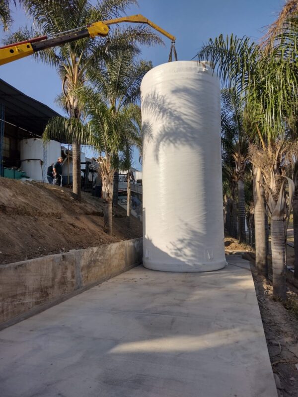Tanque Vertical PRFV | Filament Winding - Imagen 2